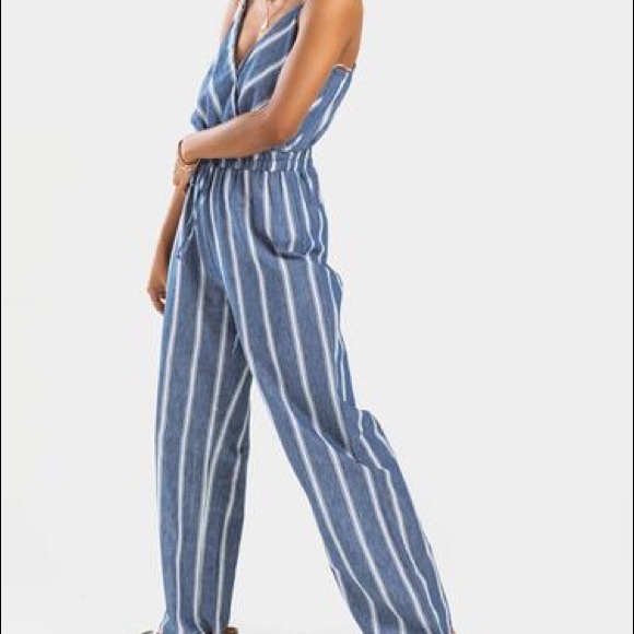 NWT striped jumpsuit - Picture 2 of 3